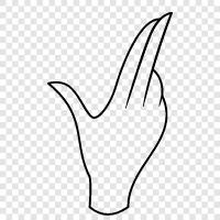 Körpersprache, Kommunikation, nonverbale Kommunikation, Geste symbol