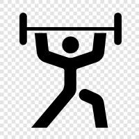 bodybuilding, muscle, strength, workout icon svg