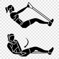 Bodybuilding, Muskel, Bewegung, Gewichtheben symbol