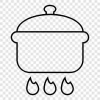 boil water, boiling, boiling water, boilers icon svg