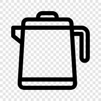 boiling water, stovetop, kitchen Kettle, stove icon svg