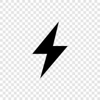 bolt, electricity, spark, current icon svg