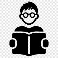 book, reading, books, fiction icon svg