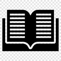 book, reading, novels, fiction icon svg