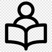 book reading, read a book, reading books, book list icon svg