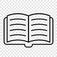 book, reading, literature, novel icon svg