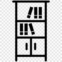 bookcase ideas, bookcase organizer, bookcase storage, bookcase furniture icon svg