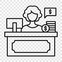 bookkeeper, financial advisor, tax advisor, accountant icon svg