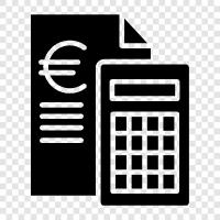 bookkeeping, financial, taxes, auditing icon svg