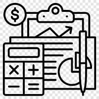 bookkeeping, bookkeeping software, small business accounting, QuickBooks icon svg