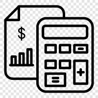 bookkeeping, financial, tax, tips icon svg