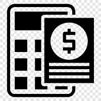 bookkeeping, business, financial, taxes icon svg