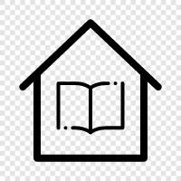 books, reading, collection, research icon svg