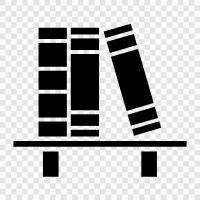 books, reading, information, research icon svg