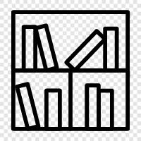 books, reading, research, Library icon svg