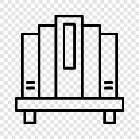 books, library, reading, novels icon svg