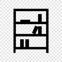 books, library, literature, literature shelf icon svg