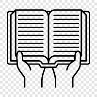 Bücher, Lesen, Literatur, Literatur lesen symbol