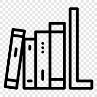 books, bookshelves, literature, literature books icon svg