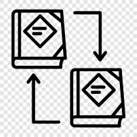 Books, Library, Reading, Swap icon svg