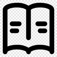 Bookstore, Reading, Literature, Book icon svg