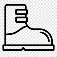 boots, footwear, warm, insulated icon svg