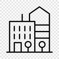 borough, district, community, cityscape icon svg