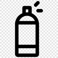 Bottle, Glass, Plastic, Air icon svg