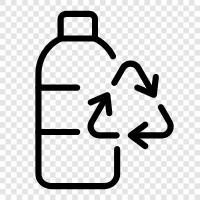 bottle recycling, bottle refurbishing, bottle collecting, bottle recycling programs icon svg