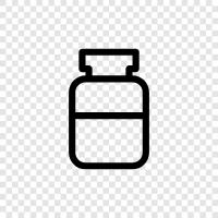 Bottles, Glass, Medicinal, Pharmaceutical icon svg