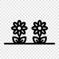 buket, çiçek, bahçe, bahçe merkezi ikon svg