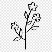 Blumenstrauß, Blüte, Garten, Flora symbol
