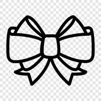 bow gift, bow making, bow making supplies, bow maker icon svg