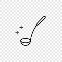 bowl, spoon, ladle, cookware icon svg