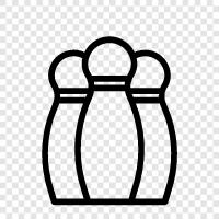 bowling pins, bowling alleys, bowling balls, bowling shoes icon svg