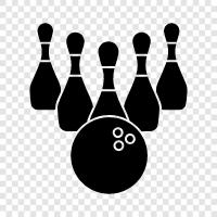 bowling, bowling balls, bowling lanes, bowling alley icon svg