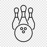 bowling, balls, sports, Bowling Ball icon svg