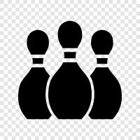 bowling, sport, games, children icon svg