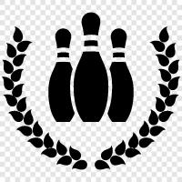 bowling trophies, bowling hall of fame, bowler, bowler s arm icon svg