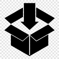 box, content, wordpress, blog symbol