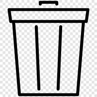 box, container, cup, trash icon svg