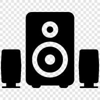 box, speaker, bass, sound icon svg