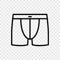 boxer briefs, underwear, underwear for women, women s underwear icon svg