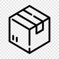 Boxes, Cartons, Cans, Packaging icon svg