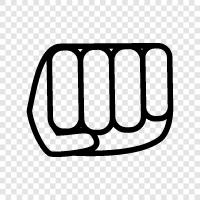 boxing, knockout, fight, championship icon svg