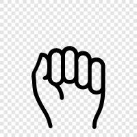 boxing, martial arts, selfdefense, Fist icon svg