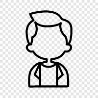 boyhood, boys, cute, funny icon svg