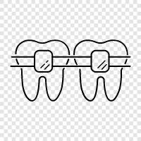 braces, braces for kids, orthodontics, teeth straightening icon svg