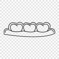 braces, teeth, straighten, align icon svg