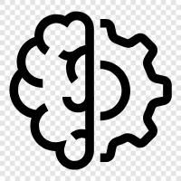 Brain function, Brain anatomy, Brain physiology, Brain function and dysfunction icon svg